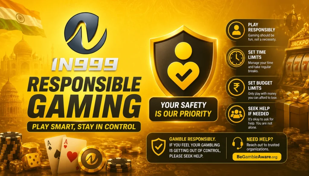 in999 responsible gaming