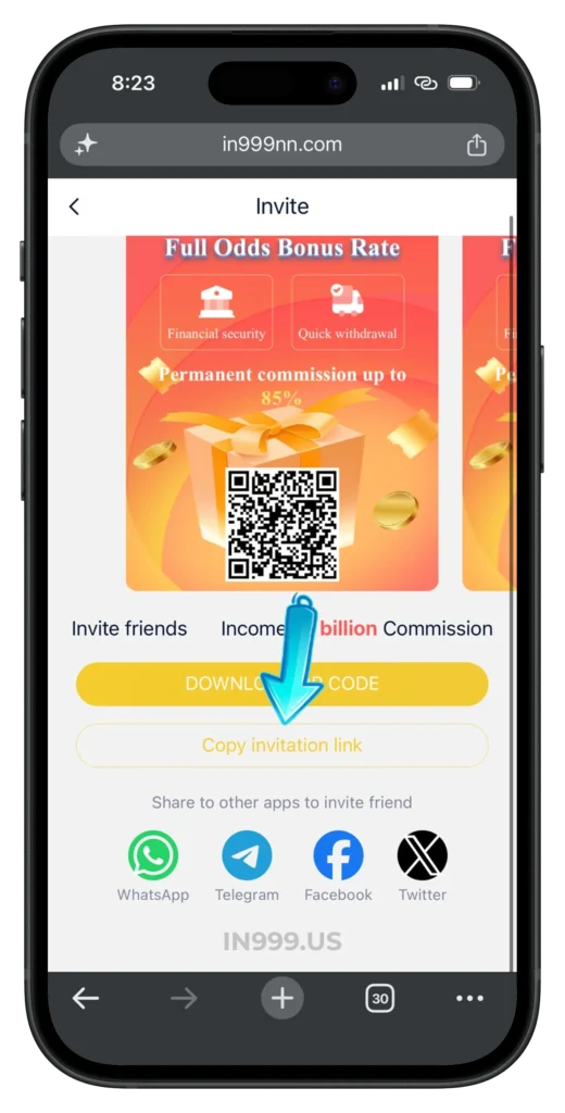 in999-invitation-linK